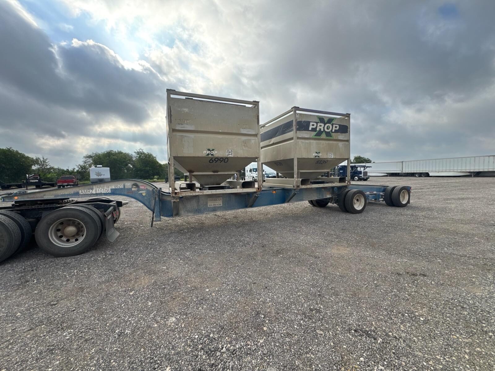 Hopper bottom trailers for frac sand hauling and oilfield bulk transport on location